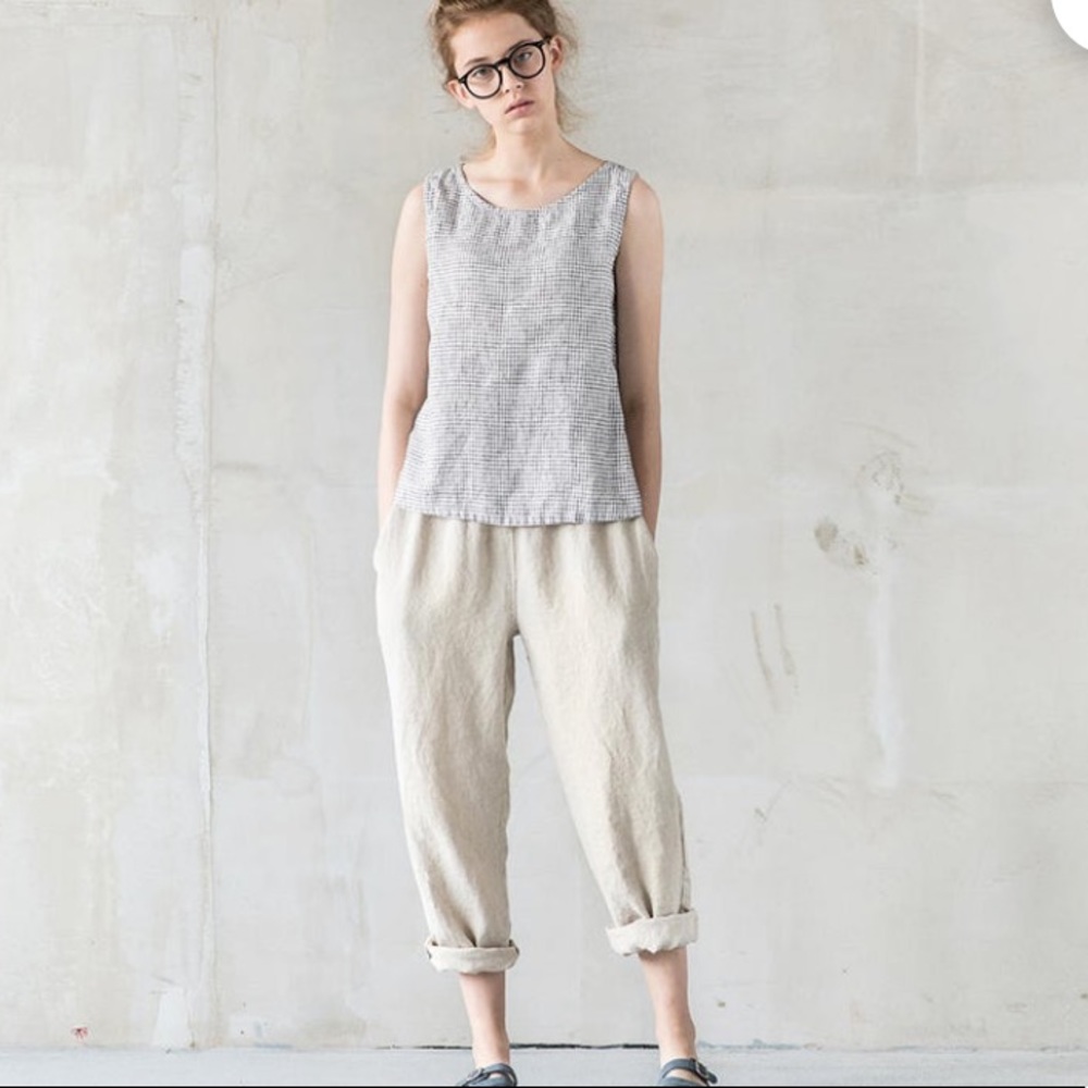 Not Perfect Linen Pants medium